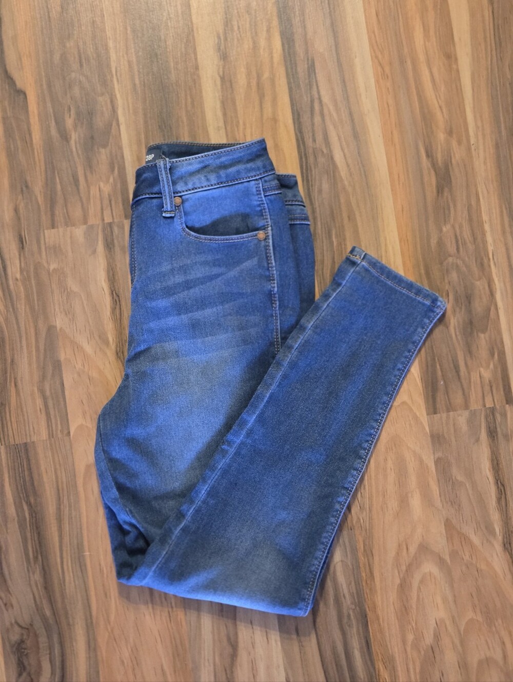 1822 Denim Petite Straight Leg Jeans Dark Wash Size 6P/28P